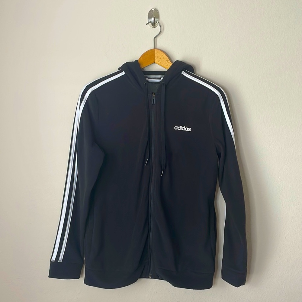 Adidas Zip-Up Fleece Hoodie
